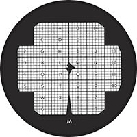 EM-Tec finder TEM support grids, 400 mesh-R7, centre of each 6x4 squares identified with numerals A-Z-1-14